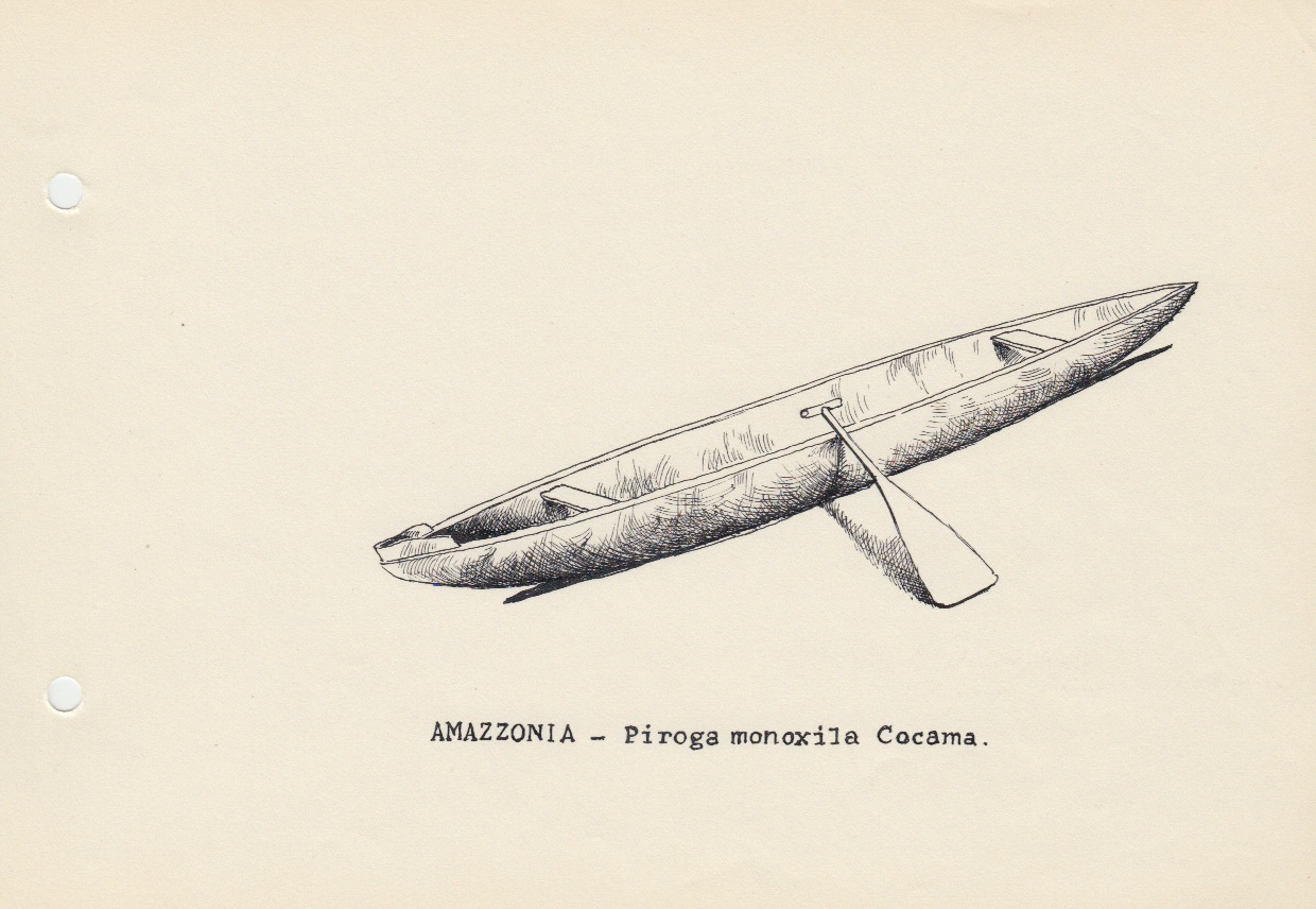 085 Amazzonia - piroga monoxila Cocama